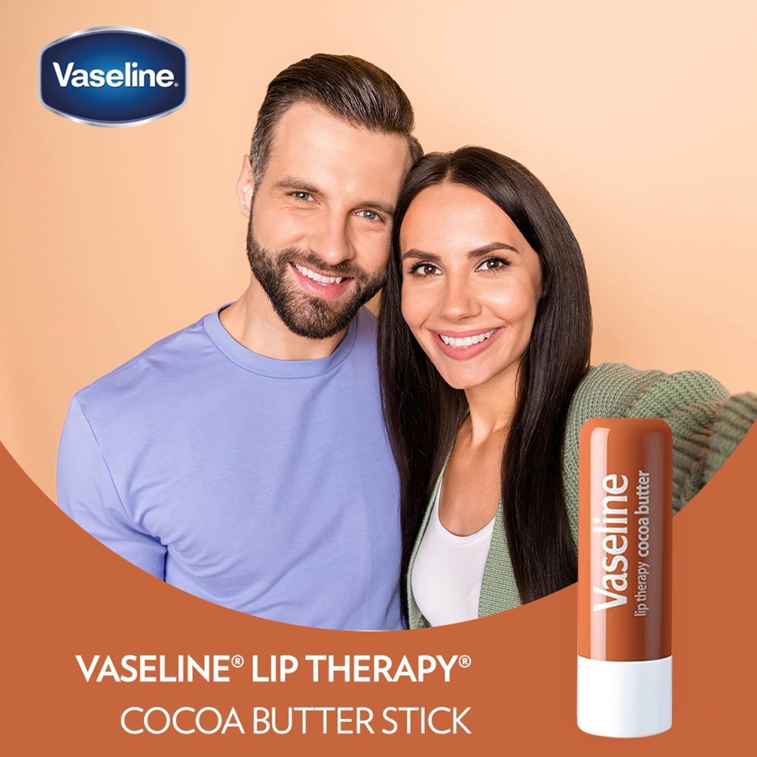 Vaseline Lip Therapy Cocoa Butter, textura hidratante: sensación ligera y no grasa.