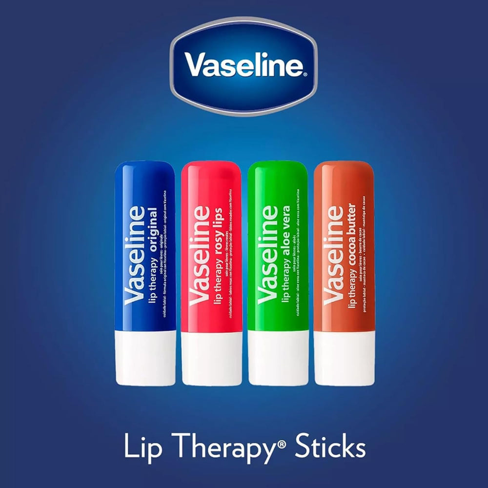 Vaseline Lip Therapy Cocoa Butter, uso diario: compacto para bolsillos y bolso.