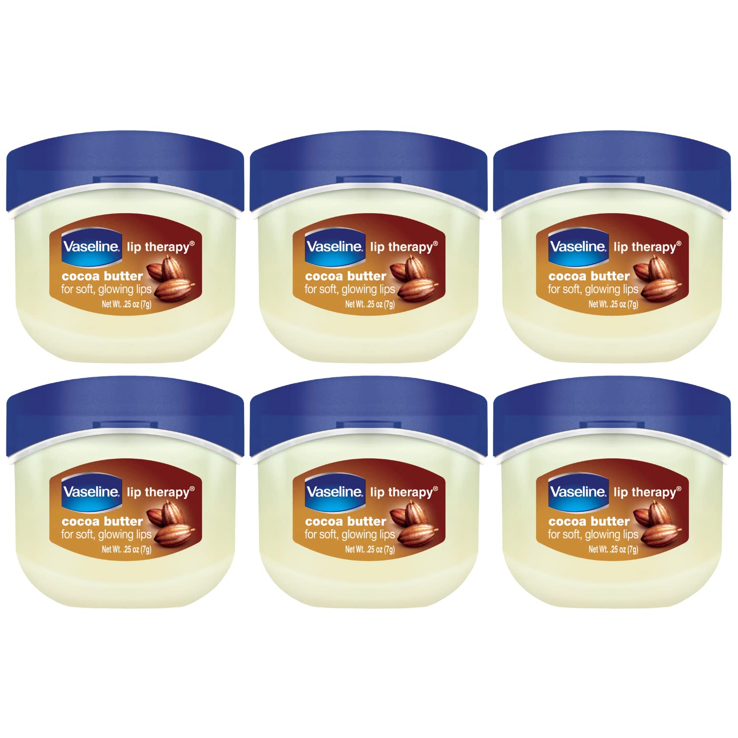 Vaseline Lip Therapy Cocoa Butter mini bálsamo labial para hidratación diaria