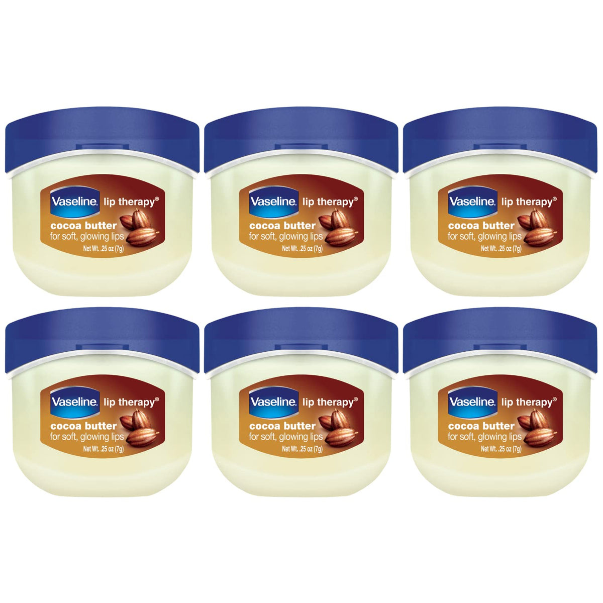Vaseline Lip Therapy Cocoa Butter mini bálsamo labial para hidratación diaria