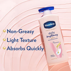 Vaseline loción corporal 400 ml en envase práctico con etiqueta legible