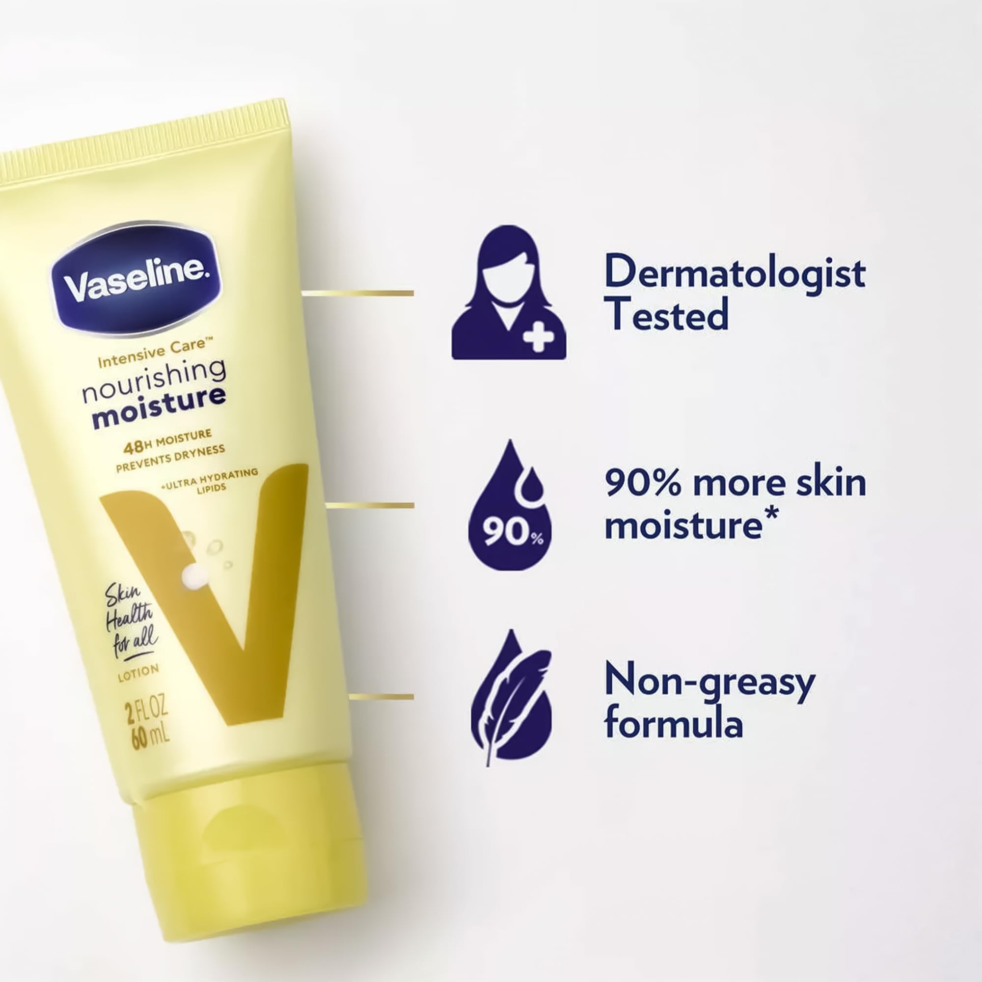 Vaseline Loción Cuerpo con textura de seda para piel suave