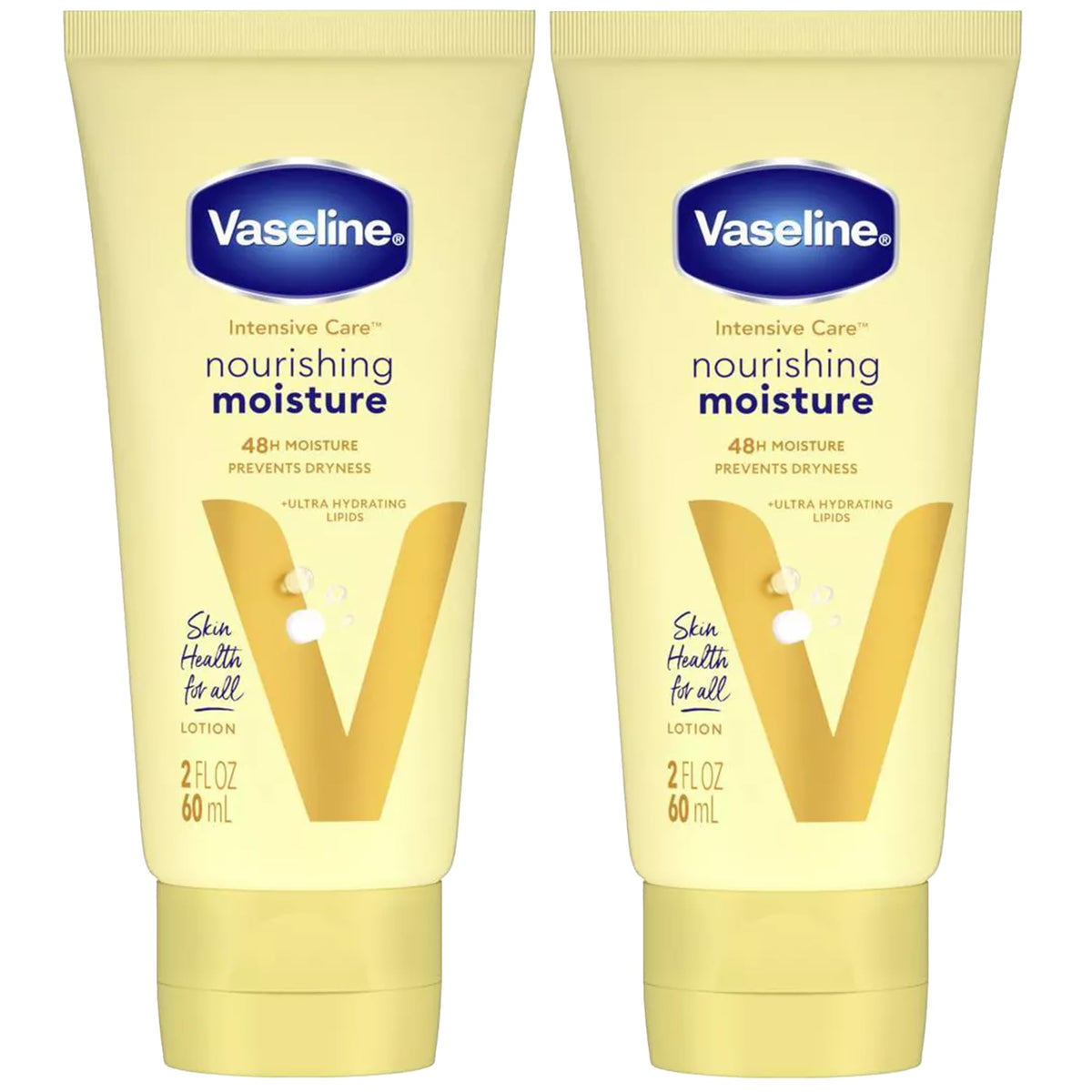 Vaseline Loción Cuidado Intensivo en doble paquete para piel seca y cómoda