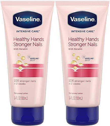 Vaseline para manos y uñas, manos suaves y uñas más fuertes tras uso.