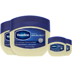 Vaselina Vaseline en frascos grandes para uso diario en piel seca.