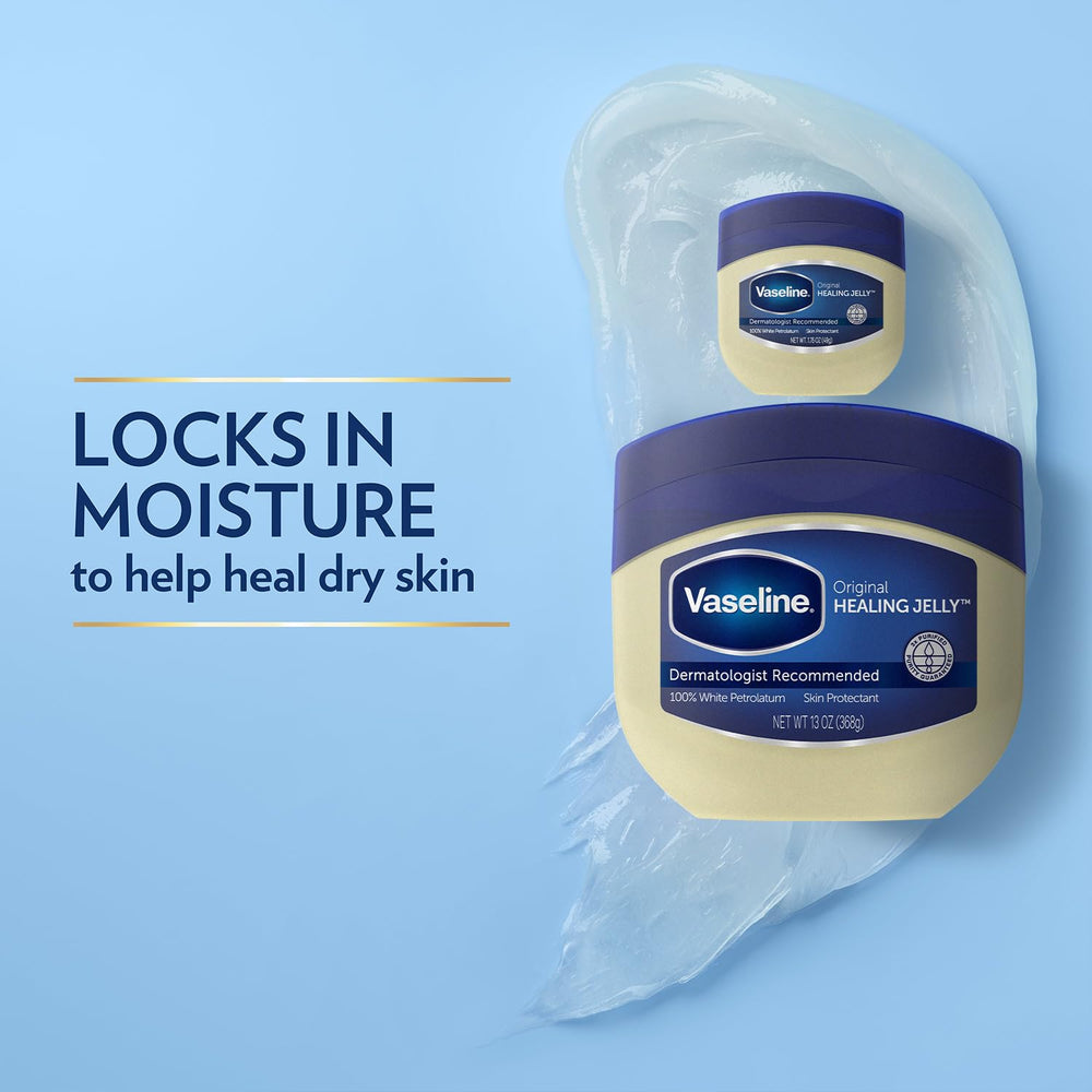 Labios secos: Vaseline para hidratación suave y sin perfume.