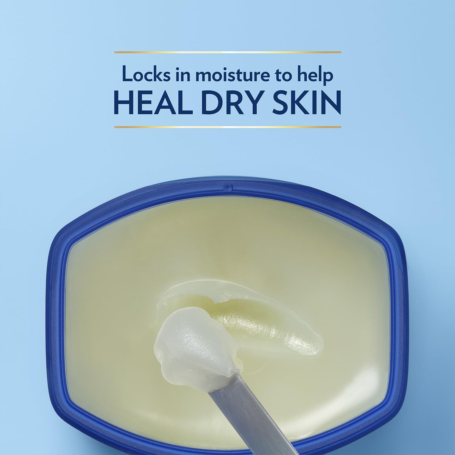 Cuidado de piel sensible con Vaseline hipoalergénica y suave.
