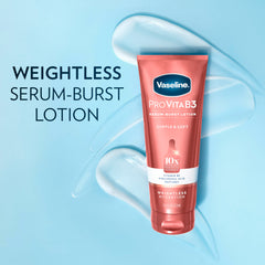 Vaseline Pro VitaB3 Serum Burst Niacinamida contiene niacinamida para tono uniforme.