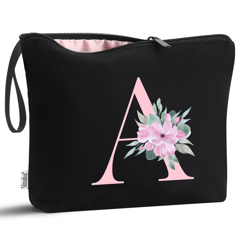Vavabox bolso de maquillaje A-Z frente personalizado, regalo ideal para ella