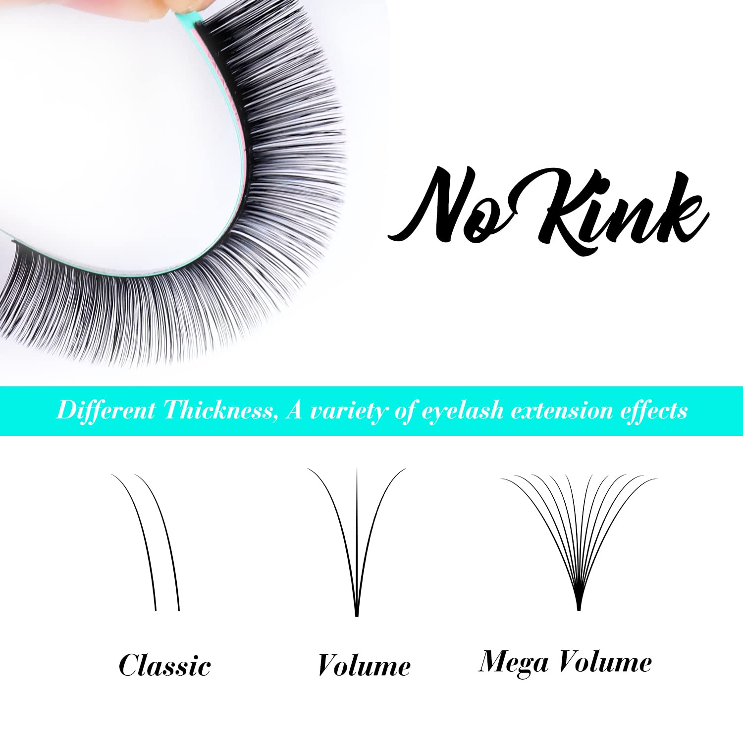 Cils VAVALASH faits main, courbure stable et durable