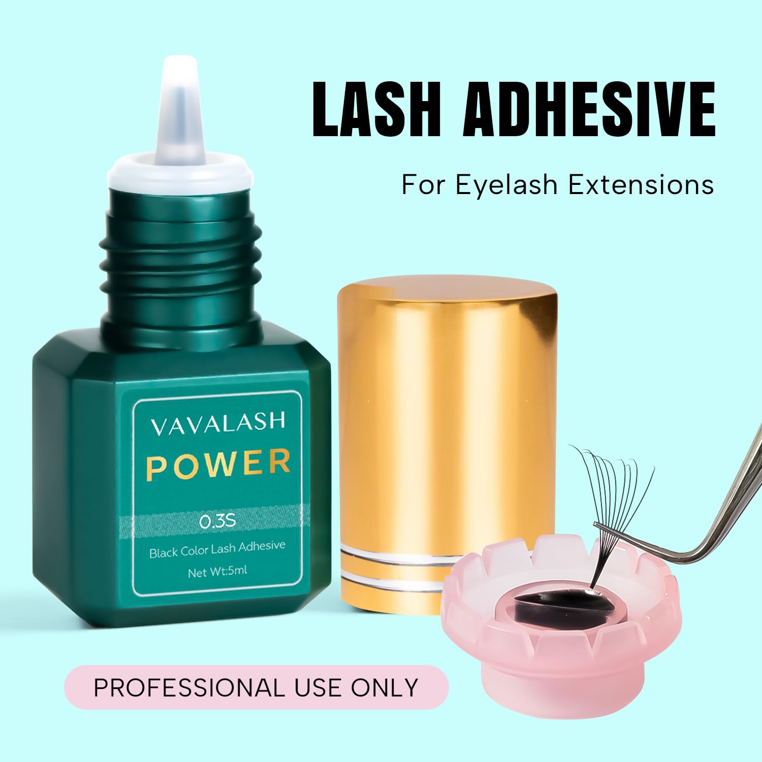 VAVALASH formato 5ml, compacto y cómodo para largas sesiones.
