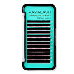 Pestañas seda premium VAVALASH en caja para aplicación rápida