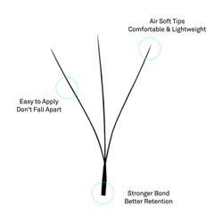 VAVALASH 0.07 D curl W lashes are cruelty-free and lightweight.