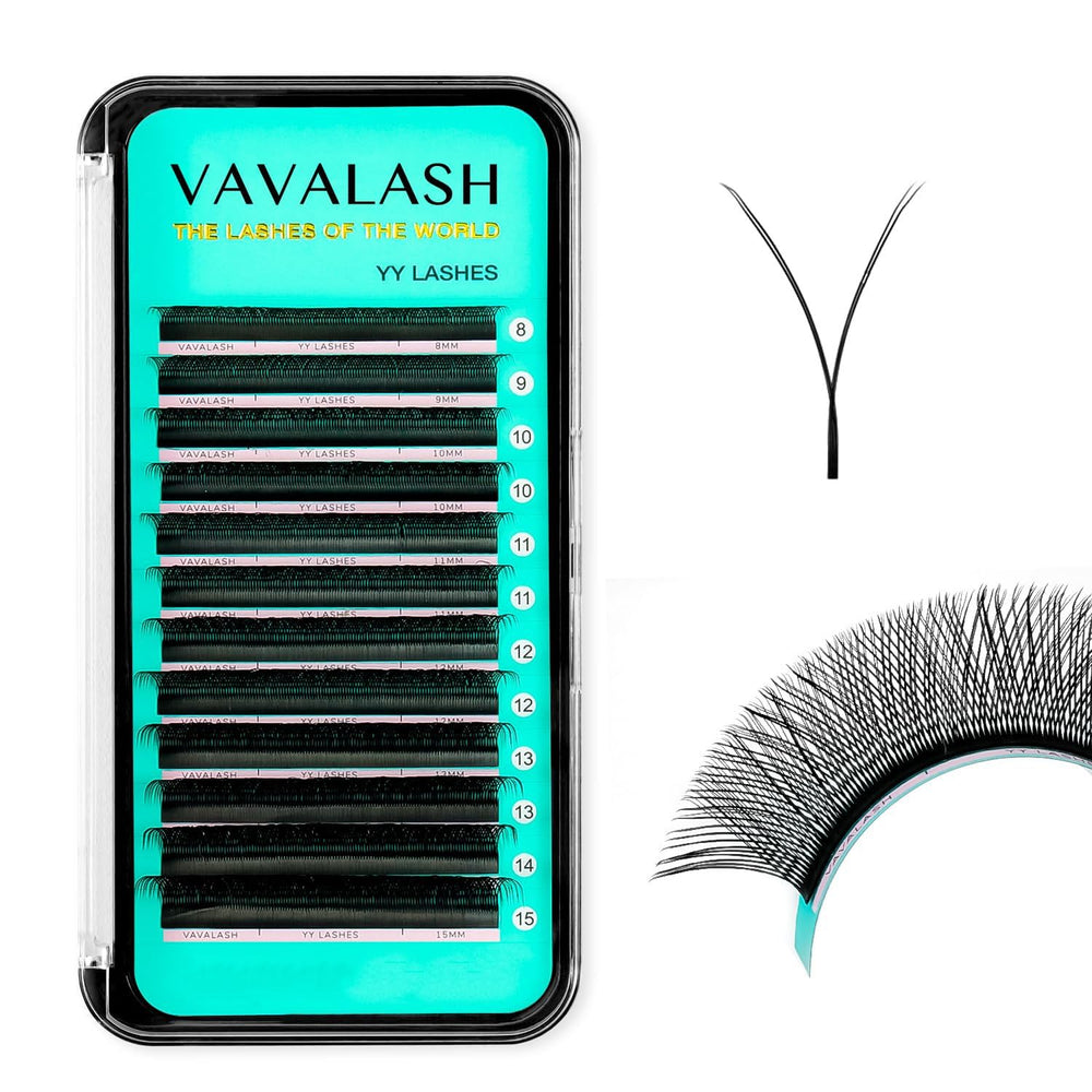 VAVALASH YY, pestañas, curvatura C, mayor retención para look natural.