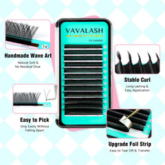 VAVALASH YY, dos puntas por abanico, aspecto más elegante.