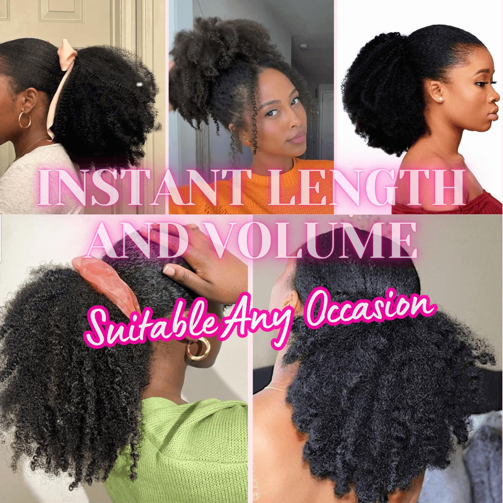 Textura afro natural VAVANGA, acabado suave y realista.