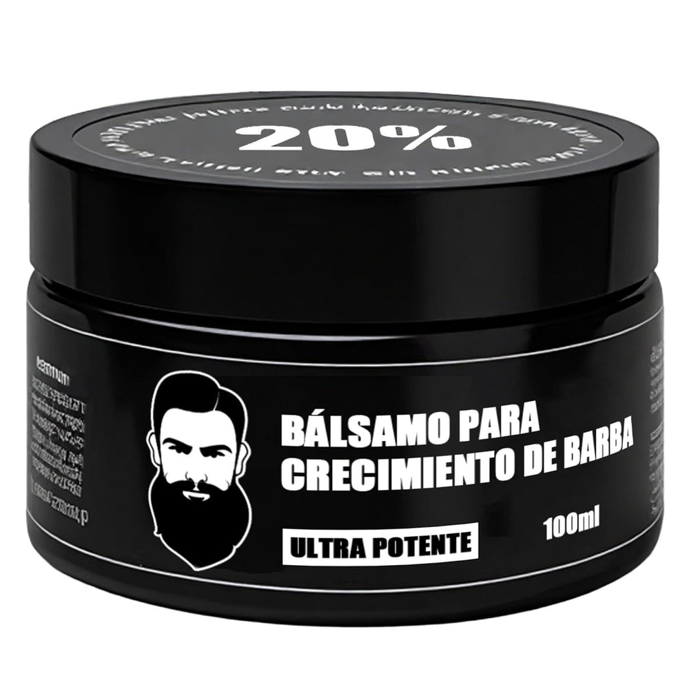 Vbolre Stimulateur-barbe : bouteille prête pour hydrater la peau et les poils.