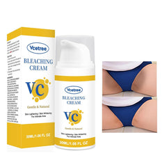 VCETREE crema blanqueadora para zonas íntimas, uso diario suave para piel sensible.