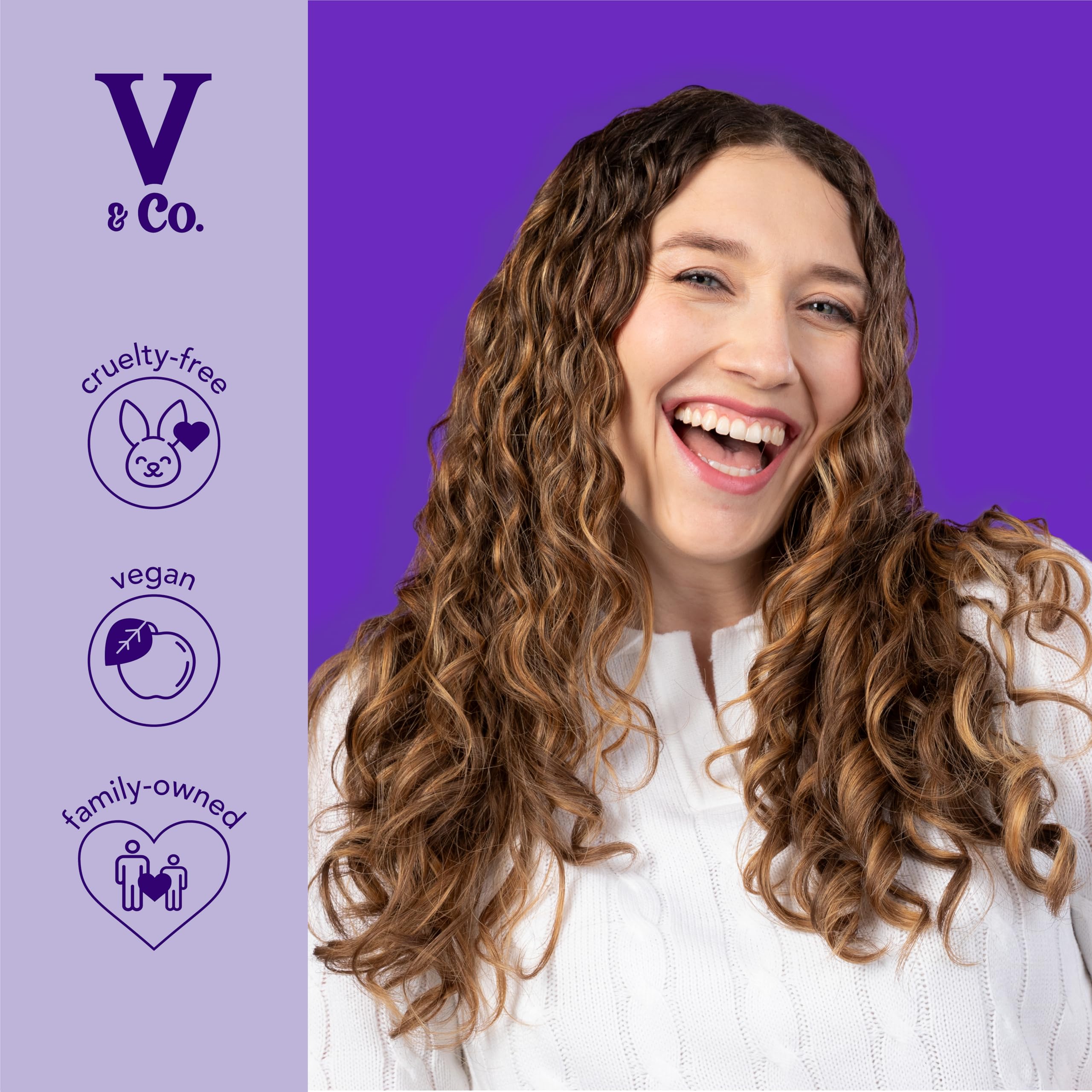 V&Co Champú vegano y libre de crueldad para el cabello