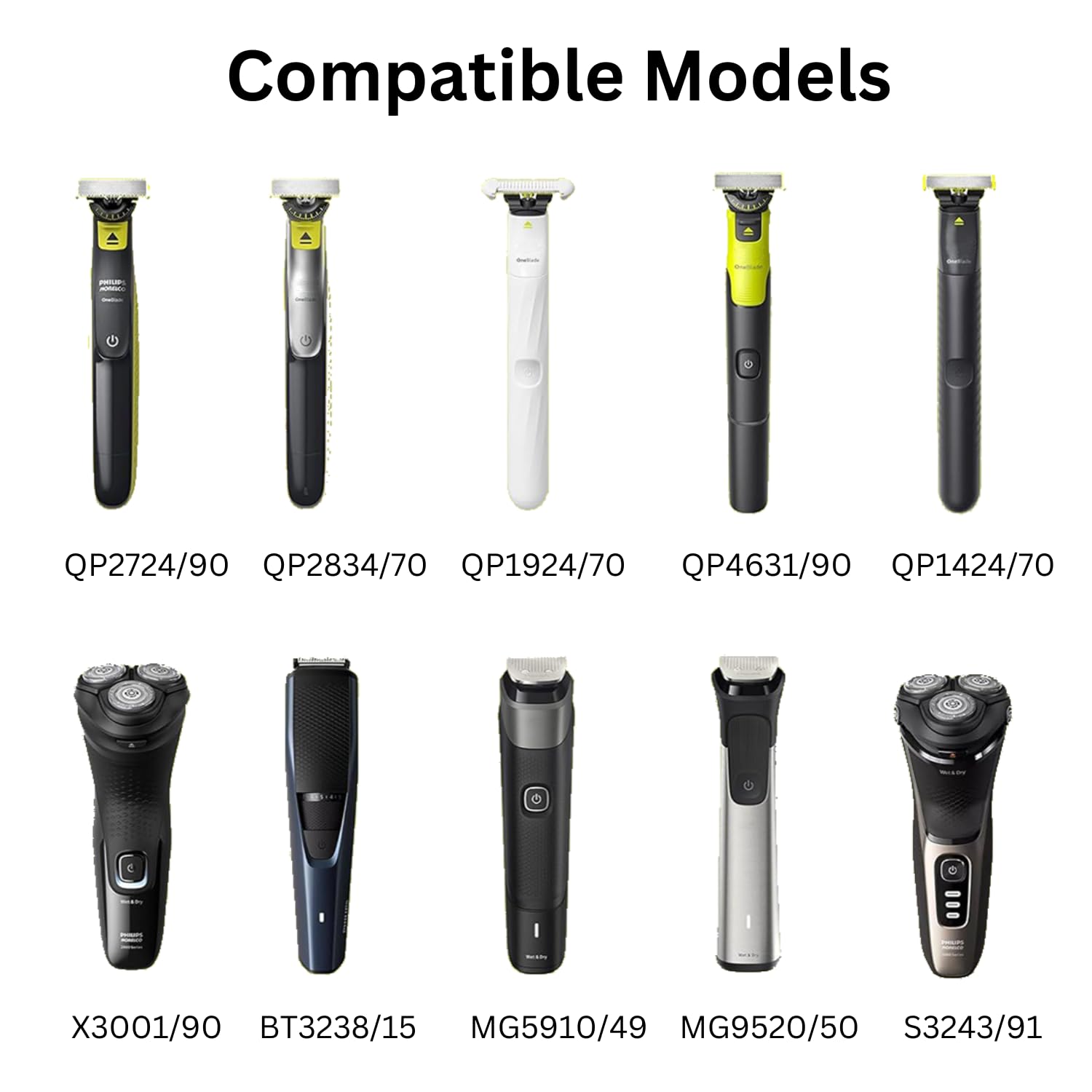 VCUMCLNR cargador 5V para Philips Norelco MG7910, diseño compacto.