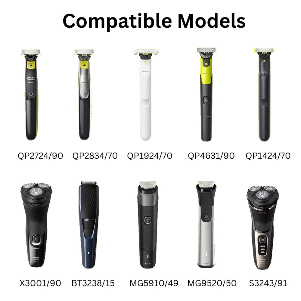 VCUMCLNR cargador 5V para Philips Norelco MG7910, diseño compacto.