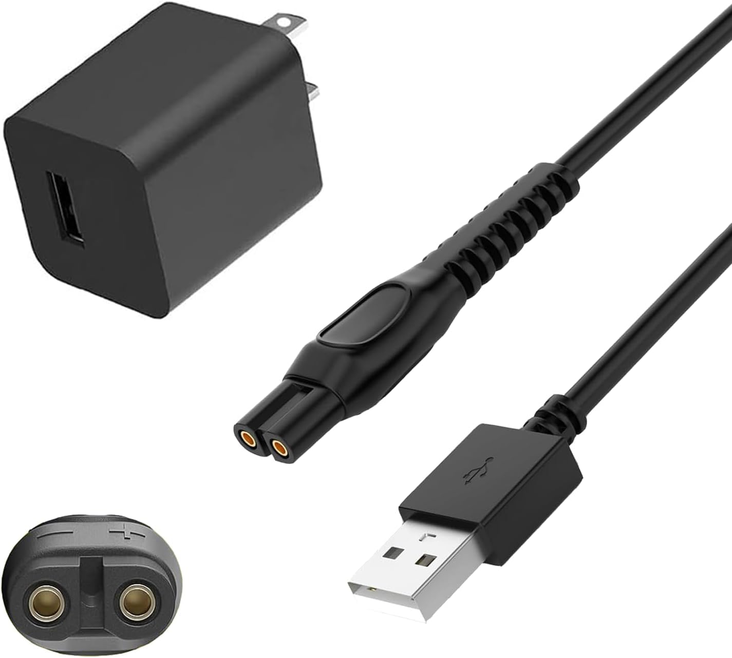 VCUMCLNR cargador 5V para Philips Norelco QP2724, carga rápida y estable.