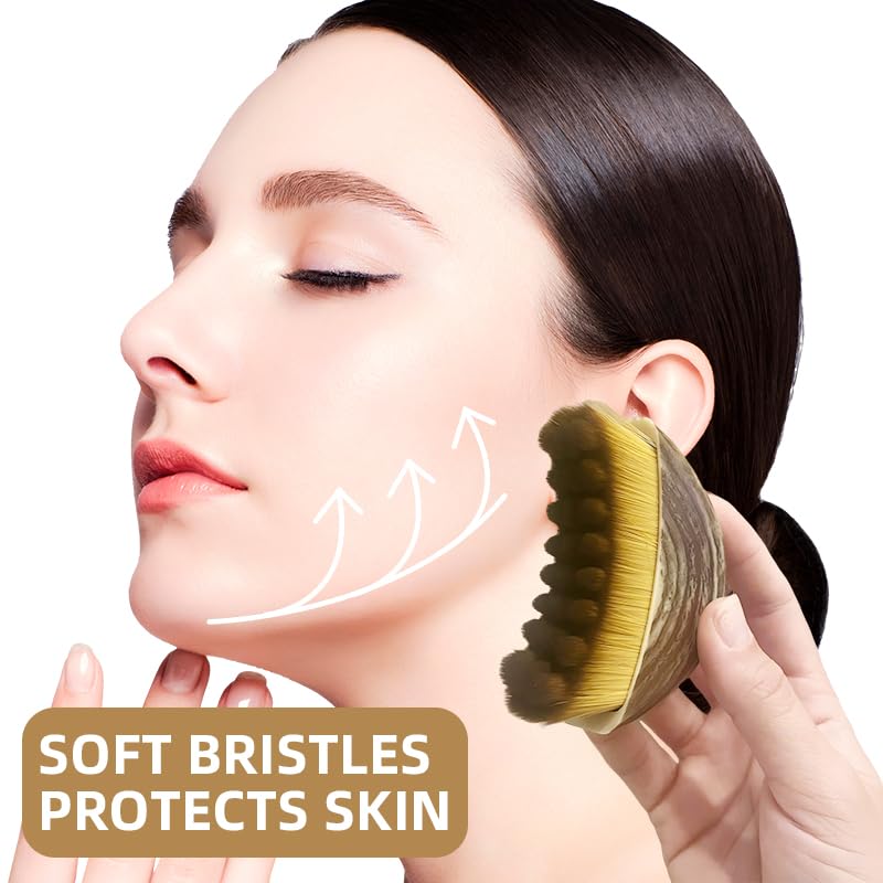 VDDO masajes linfáticos secos para rostro con limpieza fácil.