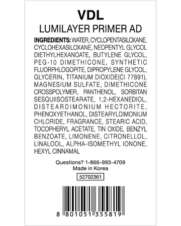 Envase compacto de VDL Lumilayer Primer para viaje