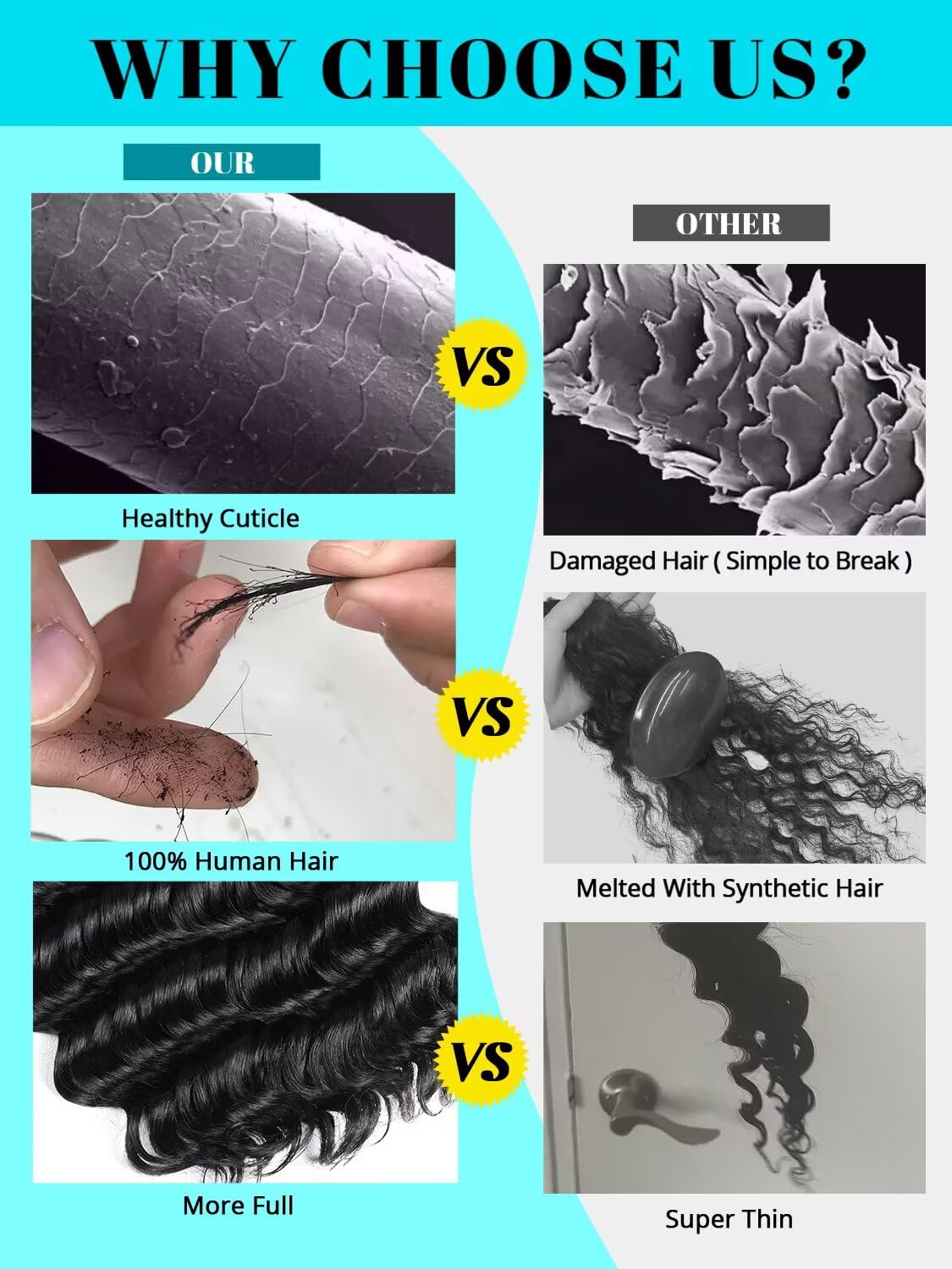 VDZ: muestra de cabello boho 20p con rizo profundo para estilos fluidos