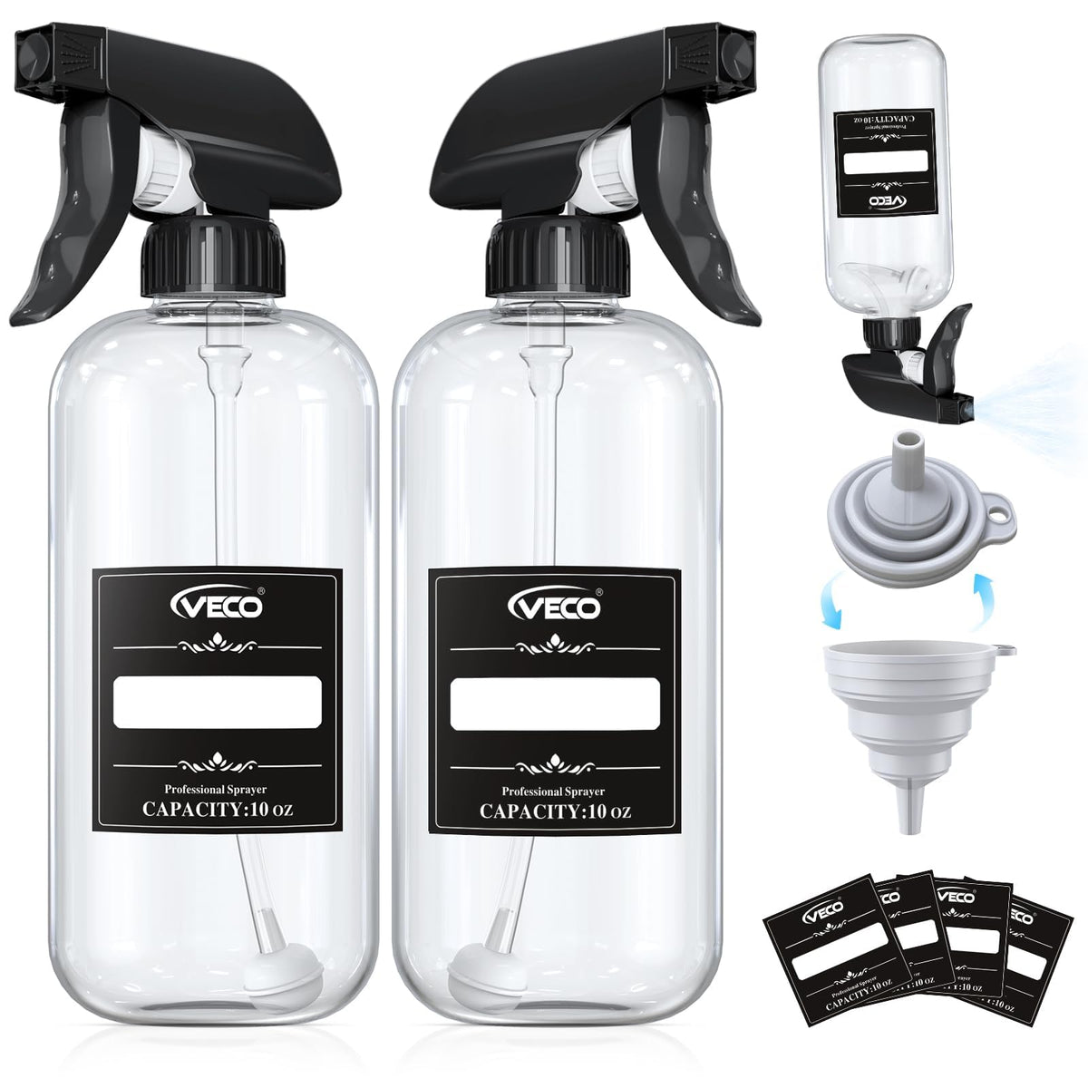 Veco atomizador 360° para rociar en cualquier ángulo sin goteos
