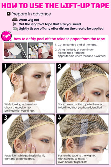 Vectill cinta elevadora cosplay, definición facial para transformaciones de personaje