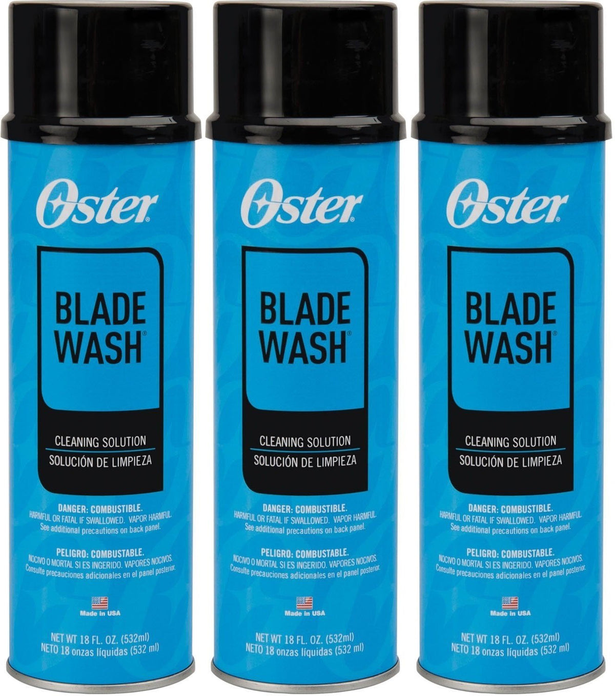Veeiid Oster limpiacuchillas, botella de 18 oz para limpieza eficiente de cuchillas.