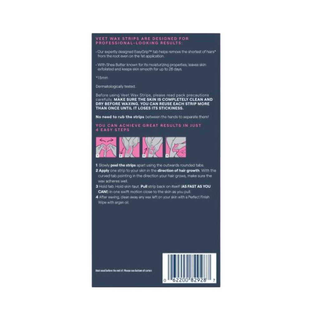 Producto Veet dermatológicamente probado para depilarse más cerca de la raíz.