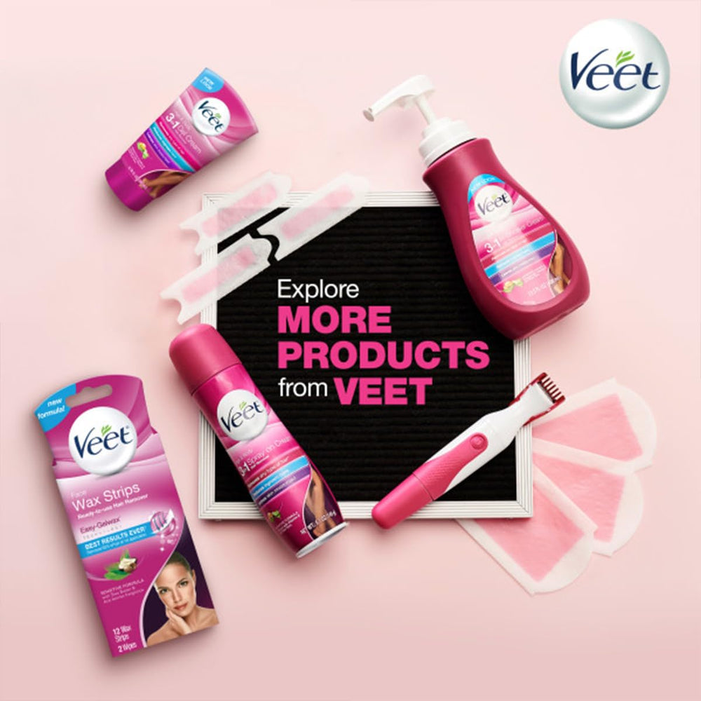 Veet Sensitive Aloe Vera casa conveniente para depilación en casa