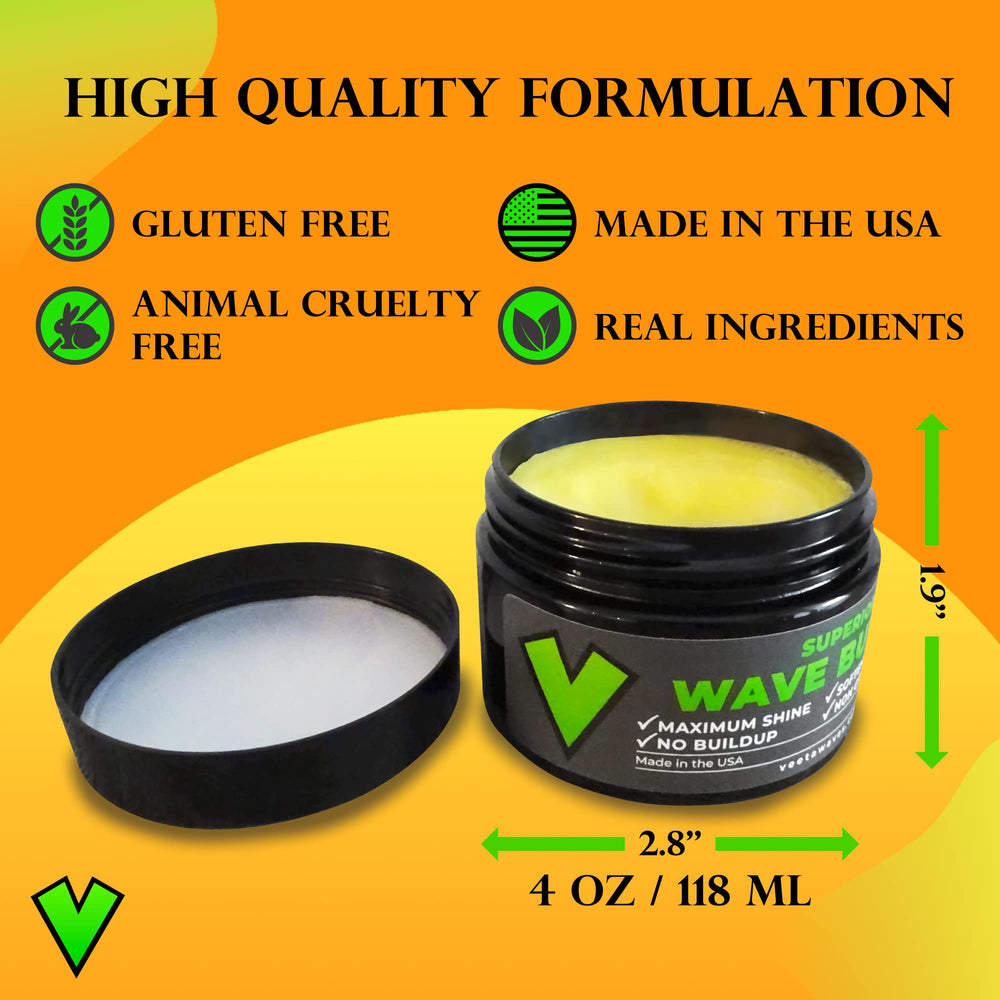 Veeta packaging front view with masculine branding
