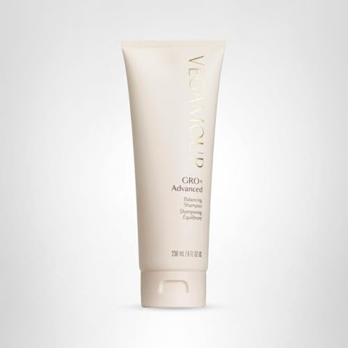 VEGAMOUR GRO+ Champú equilibrante: cuidado que apoya cabello y cuero cabelludo.