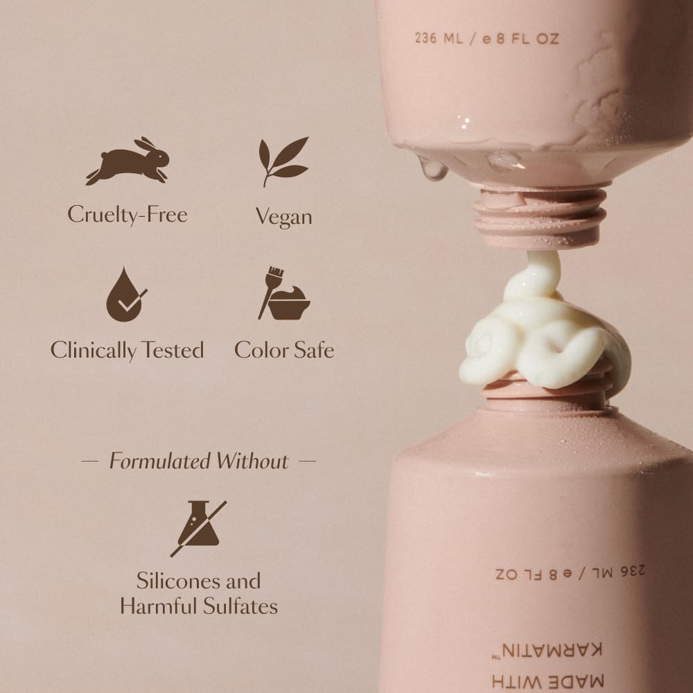 VEGAMOUR GRO Revitalizing Conditioner: fortalecimiento rápido de hebras con fórmula vegetal.