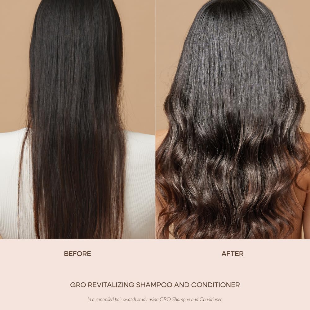 VEGAMOUR GRO Revitalizing Shampoo: aplicación de espuma para cuero cabelludo saludable