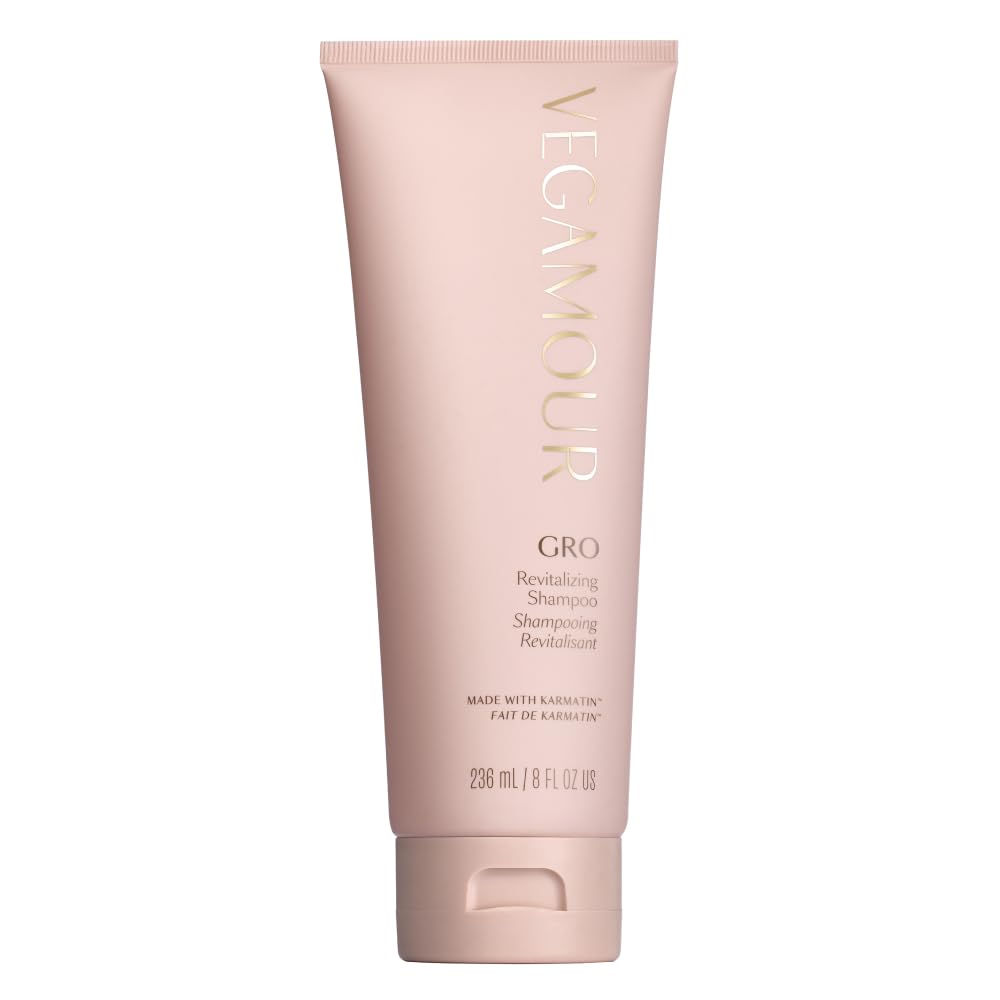 VEGAMOUR GRO Revitalizing Shampoo: botella para lavado suave y cuidado diario del cabello fino