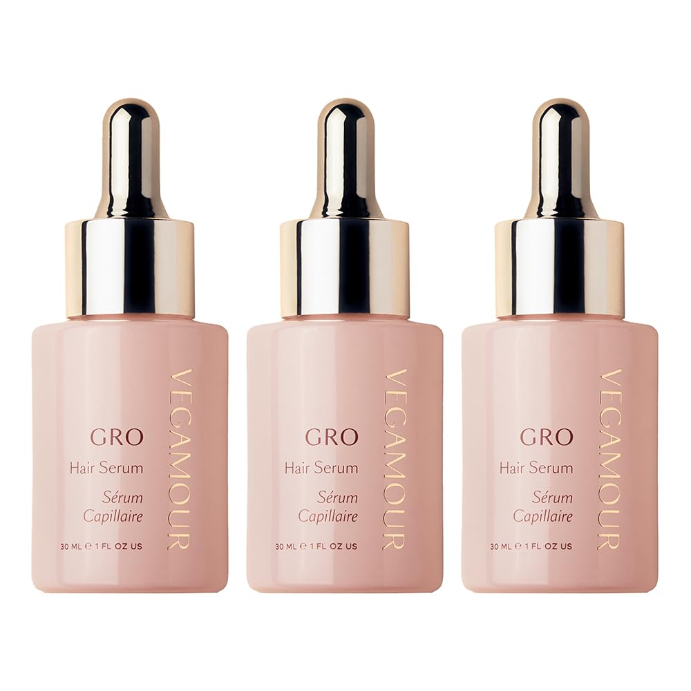 VEGAMOUR GRO Serum pack tres unidades, inicio de rutina para mayor densidad capilar