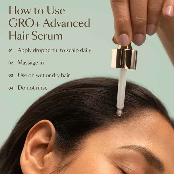 Enfoque en densidad capilar con GRO+ Serum de VEGAMOUR.