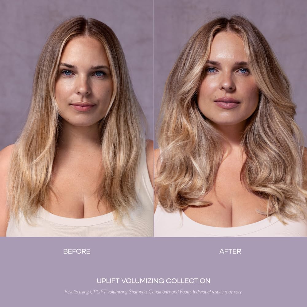 VEGAMOUR UPLIFT anti-breakage formula strengthens strands during styling