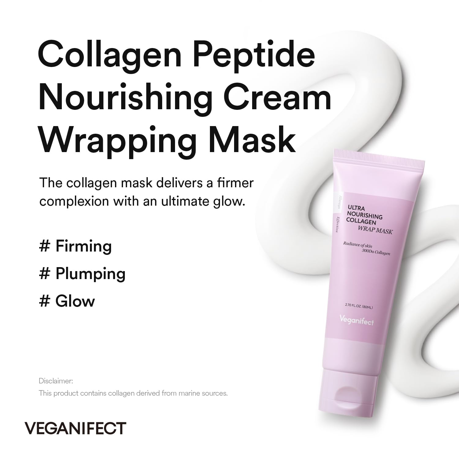 VEGANIFECT mascarilla peel-off transparente para un acabado luminoso