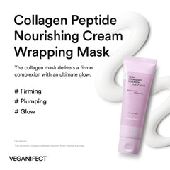 VEGANIFECT mascarilla peel-off transparente para un acabado luminoso