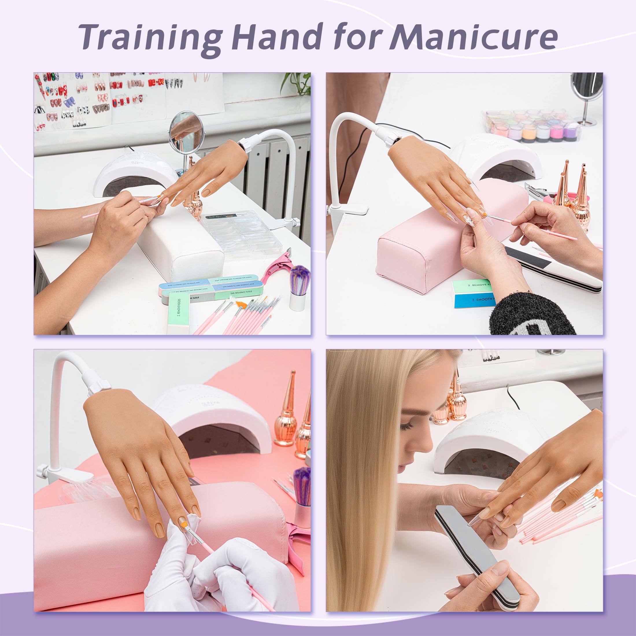 Veikmv práctica para gel y acrílico en uñas.