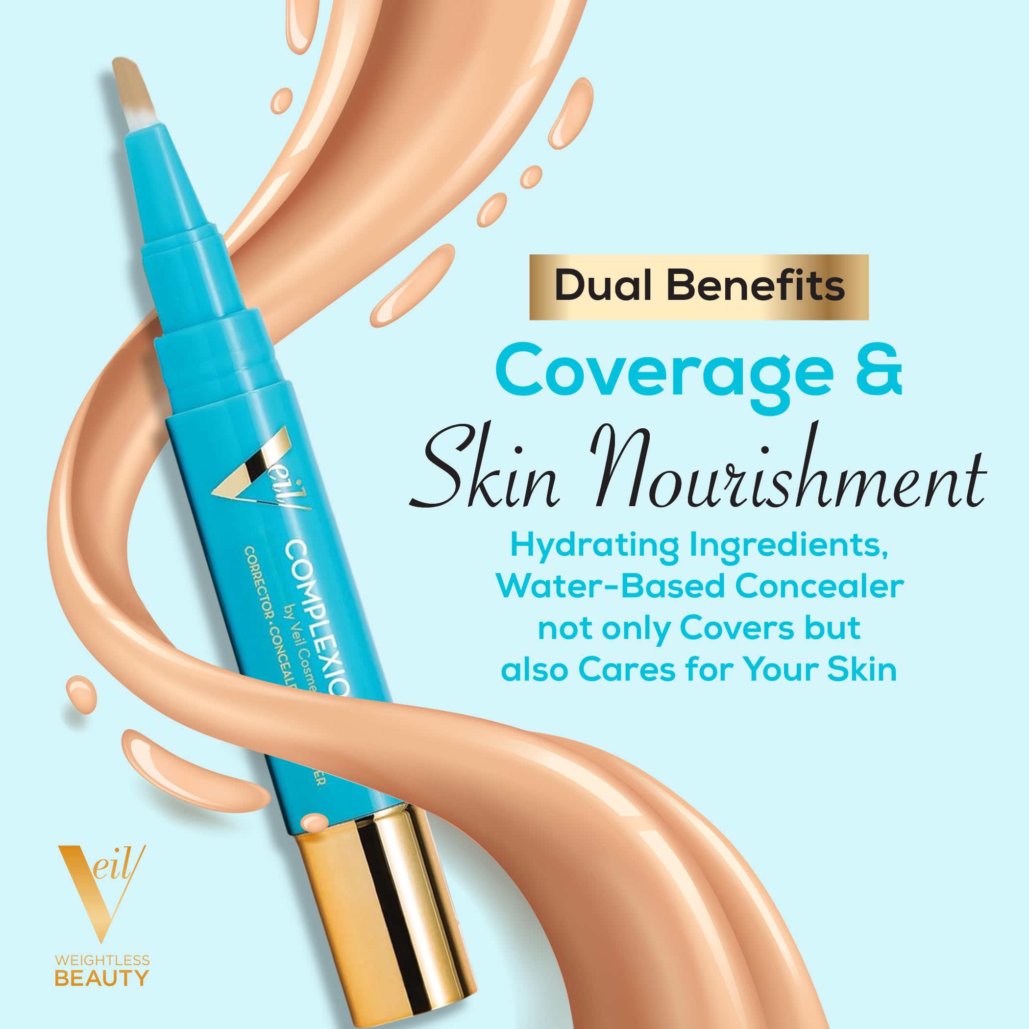 Veil Cosmetics Concealer Pen – Texture légère pour rendu sans masque et naturel