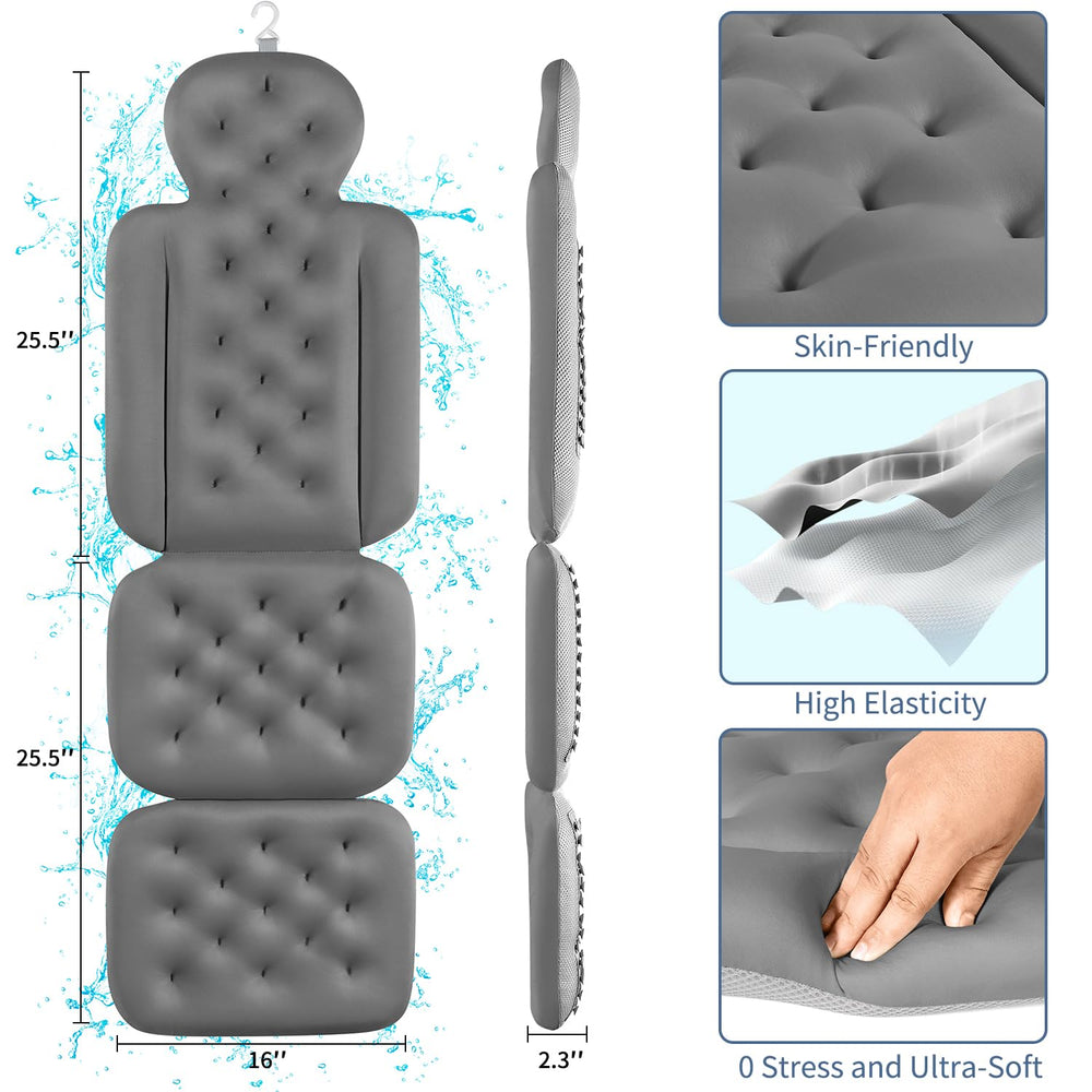 VEILS almohada de baño incluye bolsa de lavado para cuidado fácil.