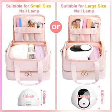 Veirdro organizador-viaje-uñas para uso práctico en desplazamientos.
