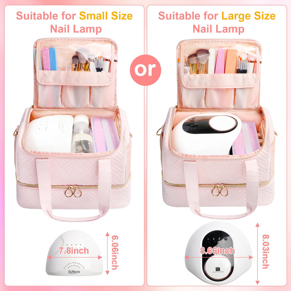 Veirdro organizador-viaje-uñas para uso práctico en desplazamientos.