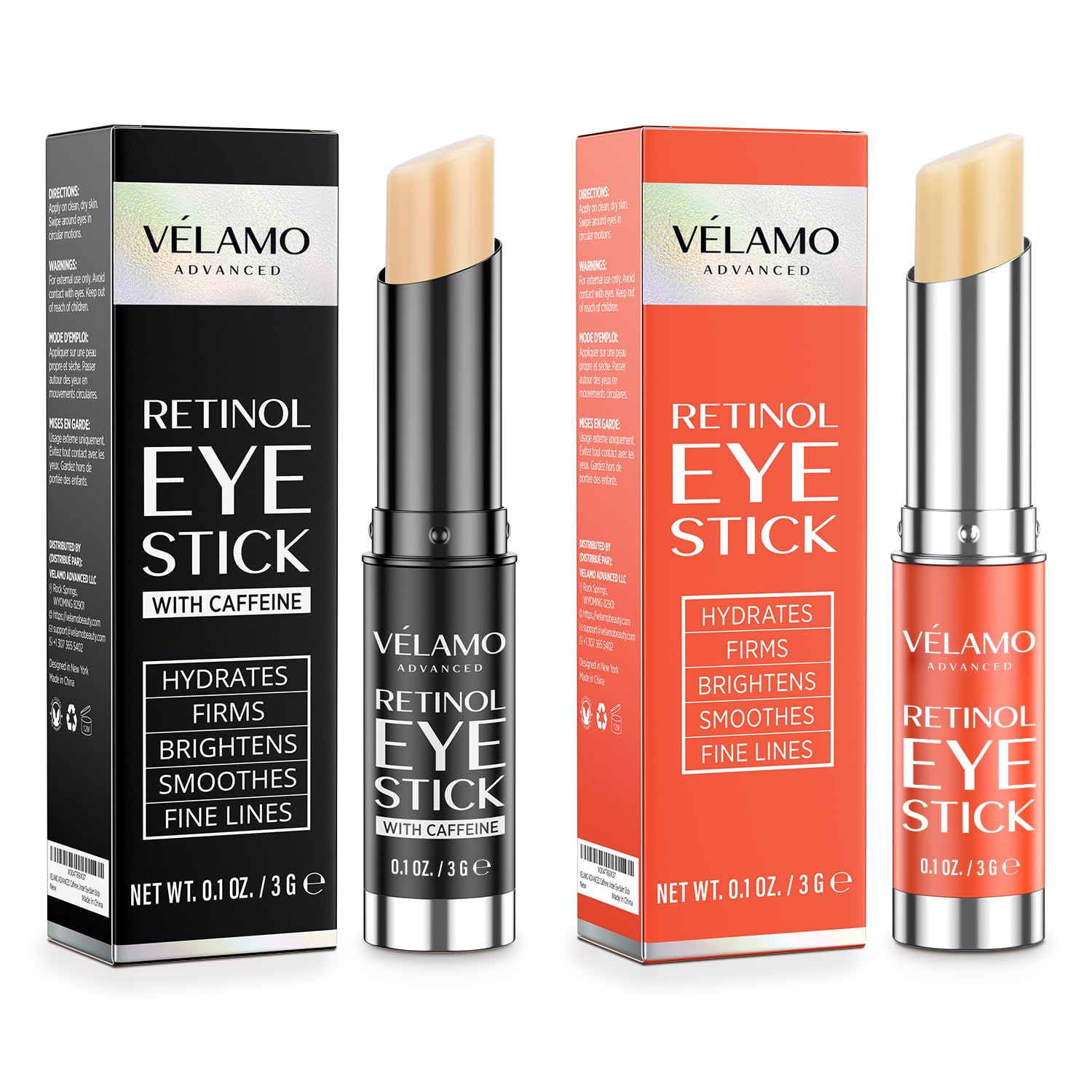 VELAMO ADVANCED Barra Ojos Día: refresca y deshincha la mirada.